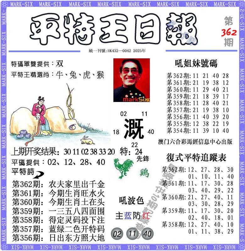 362期平特王日报[图]