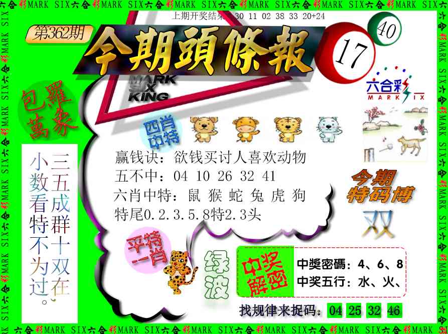 362期今期头条报[图]