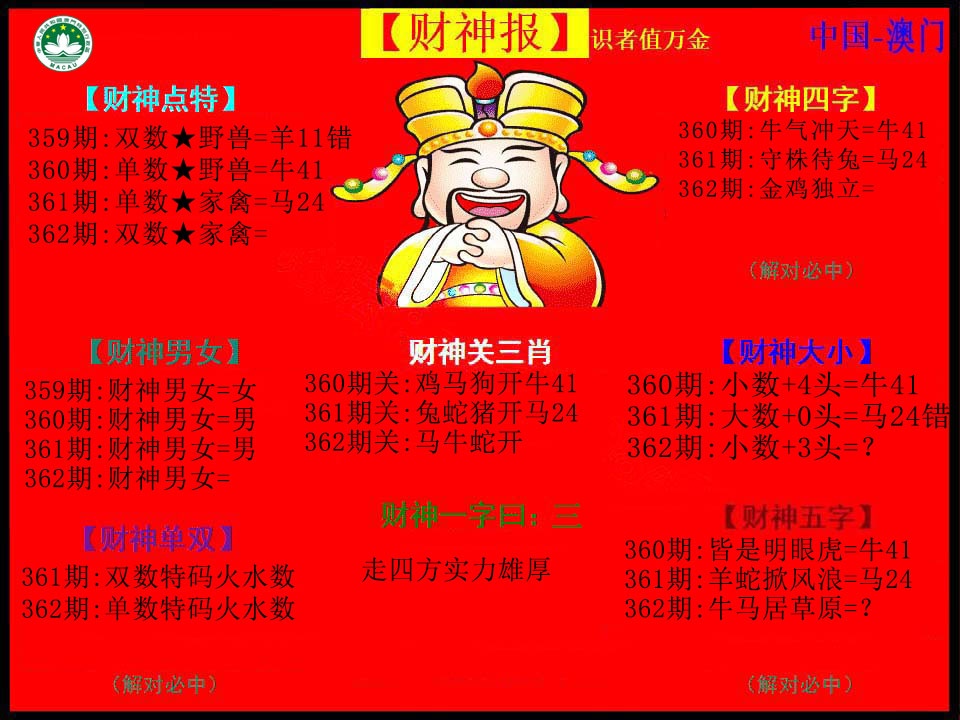 362期红财神[图]