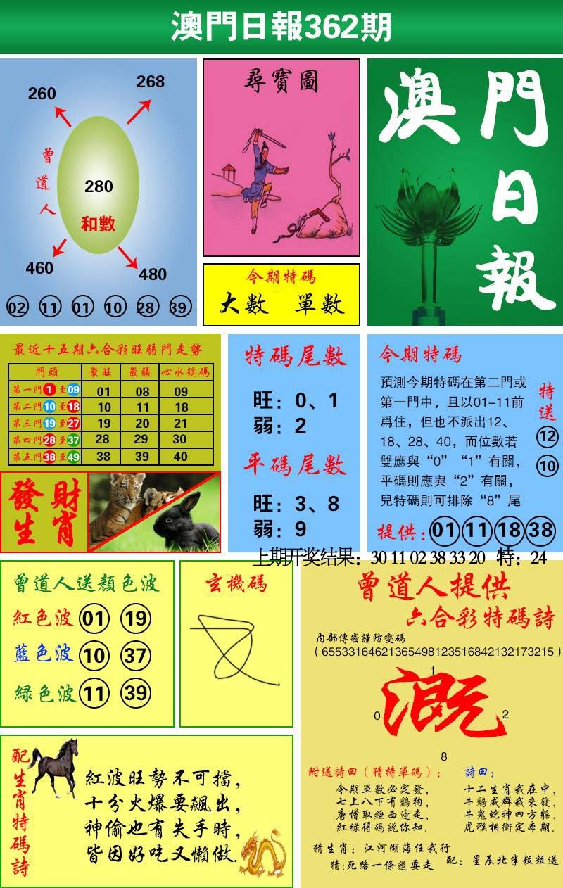362期澳门日报[图]