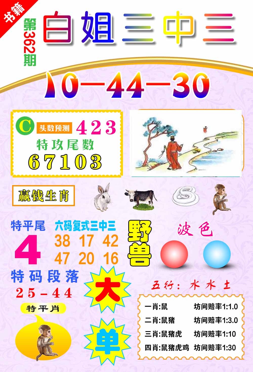 362期澳门白姐锦囊[图]