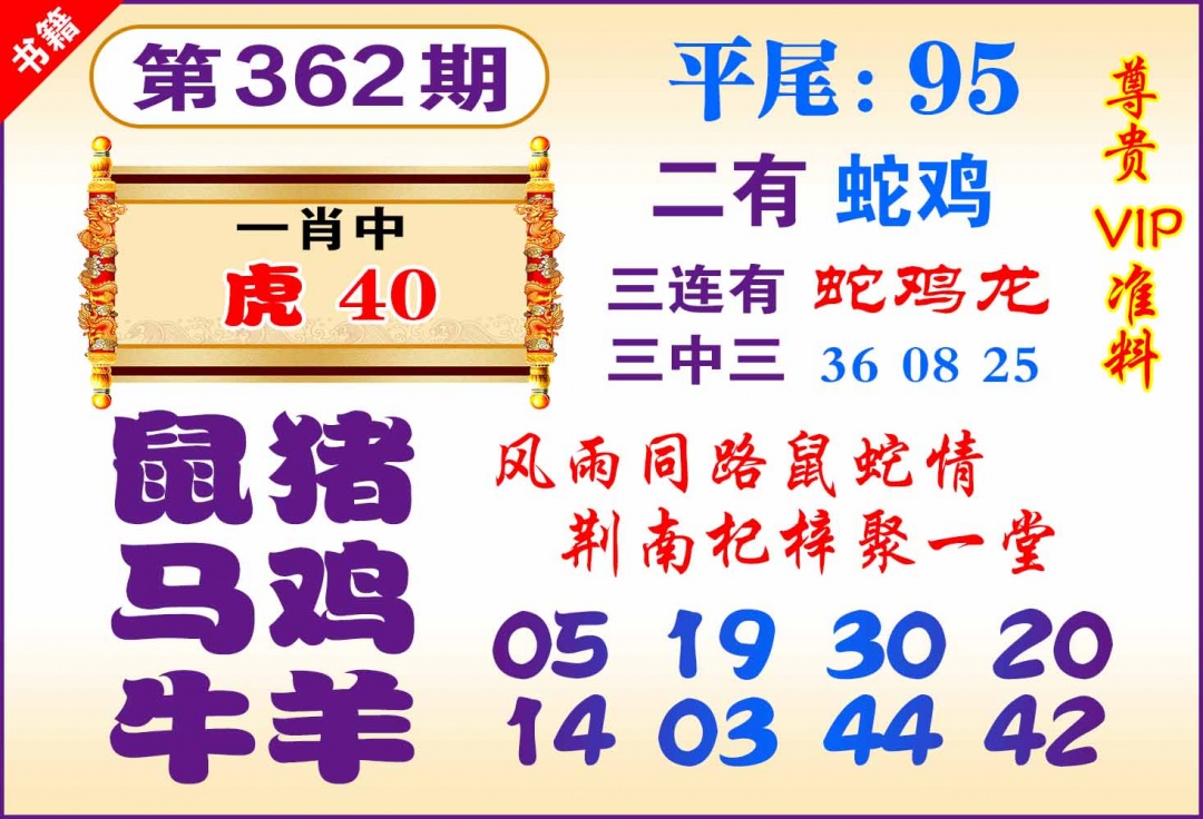 362期澳门九龙天书[图]