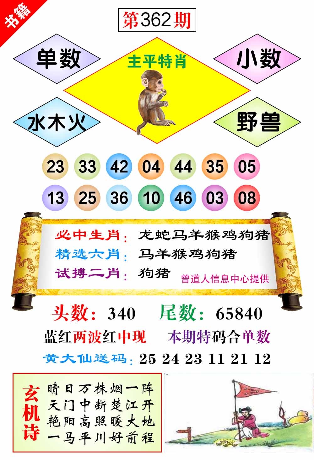 362期澳门济公十八码[图]