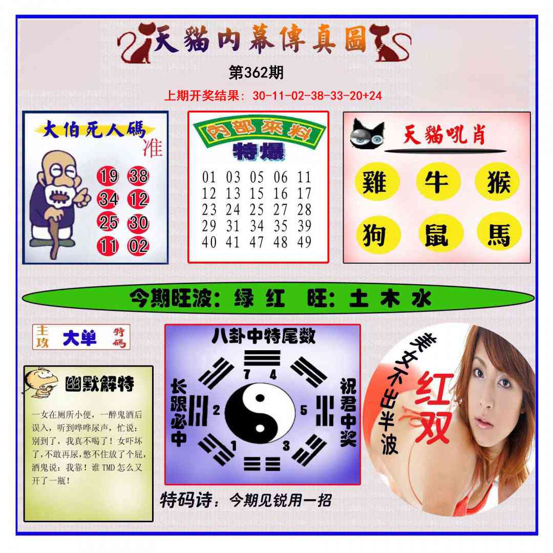 362期内幕传真图[图]