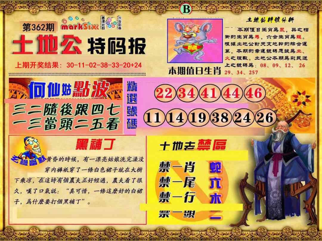 362期土地公特码报B[图]