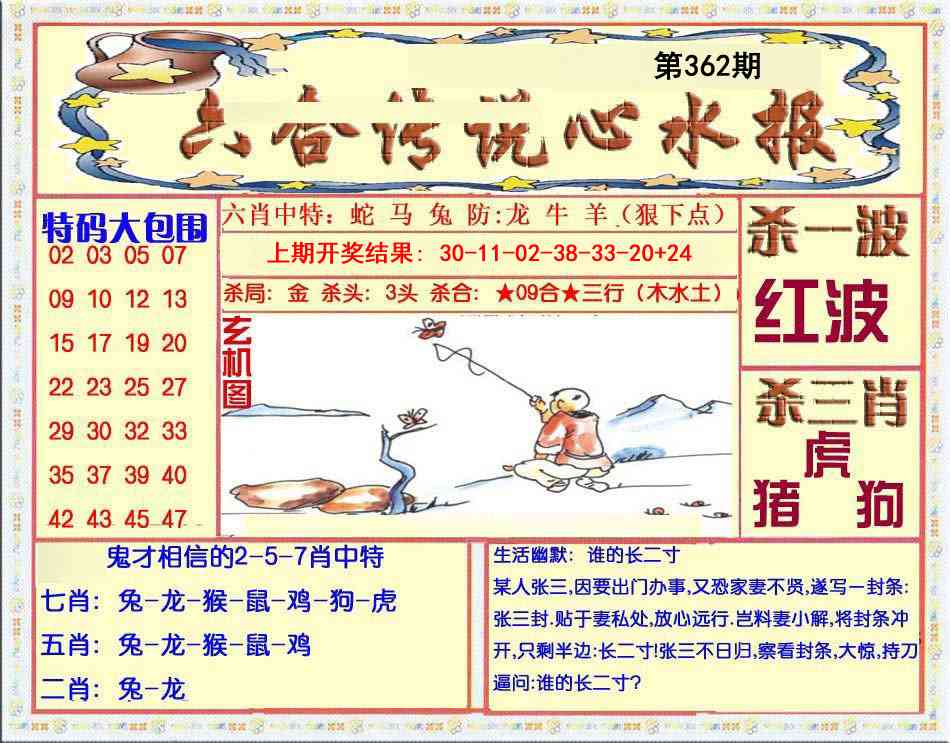 362期六合传说(心水版)[图]