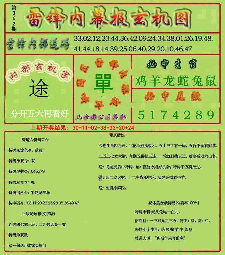362期雷锋玄机报[图]