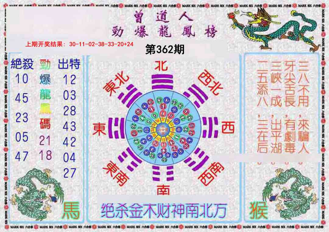 362期曾道人劲爆龙凤榜[图]