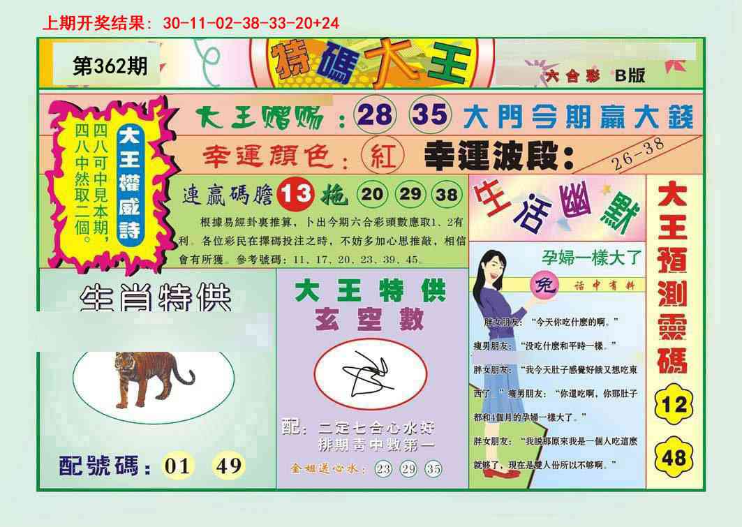 362期特码大王B[图]