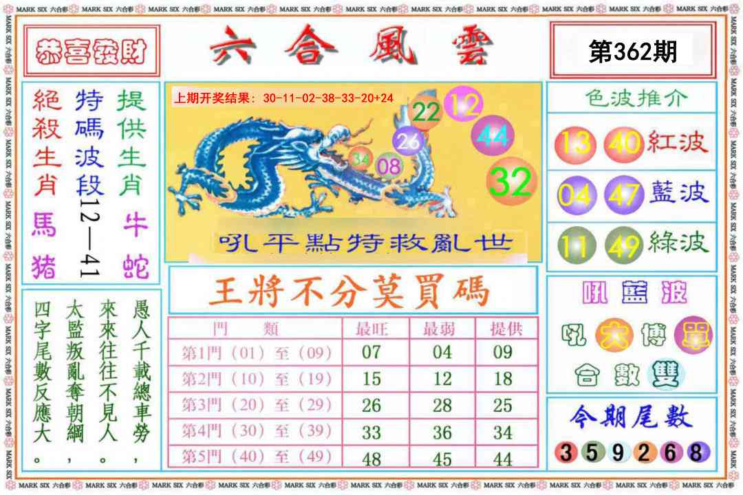 362期六合风云《另版》[图]
