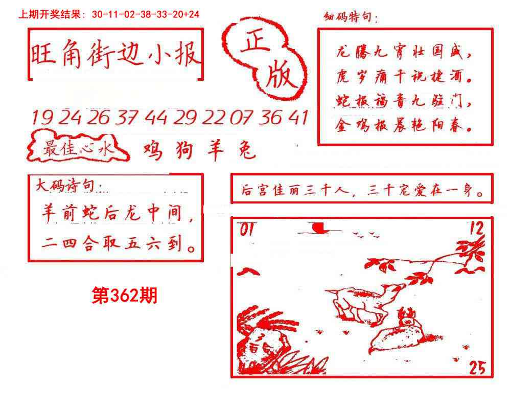 362期旺角街边小报[图]