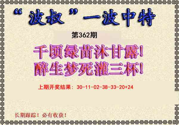 362期波叔一波中特[图]