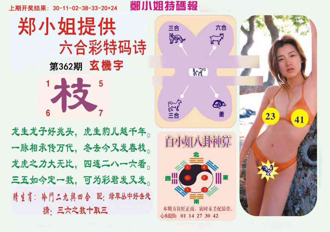 362期郑小姐特码报B[图]